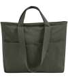 W604 Westford Mill Double Handle Cargo Pocket Tote Bag Olive Green colour image